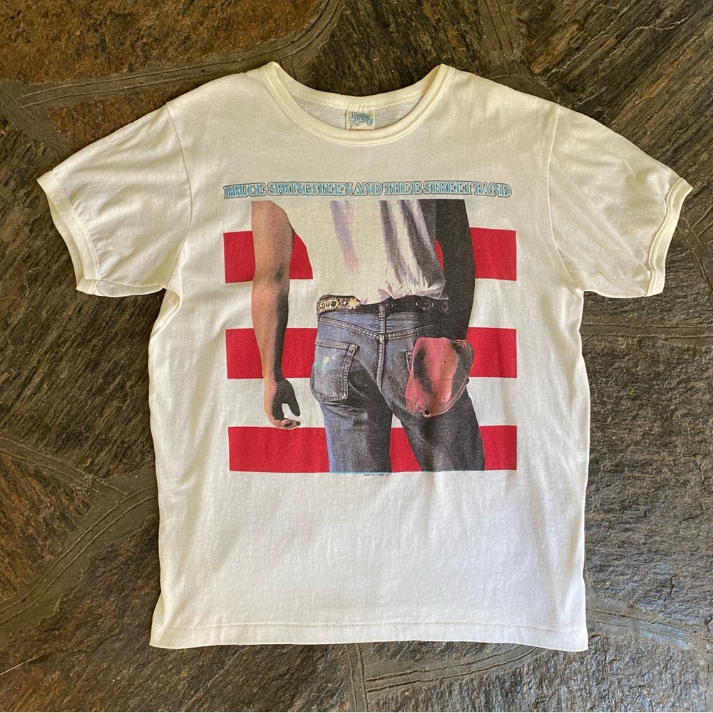 Vintage original 1984 Bruce Springsteen Born in the USA concert t shirt.